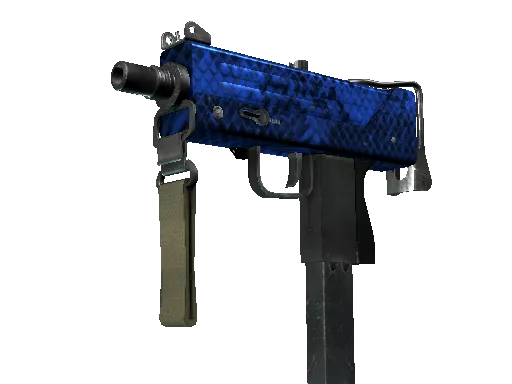 StatTrak™ MAC-10 | Lapis Gator (Field-Tested)