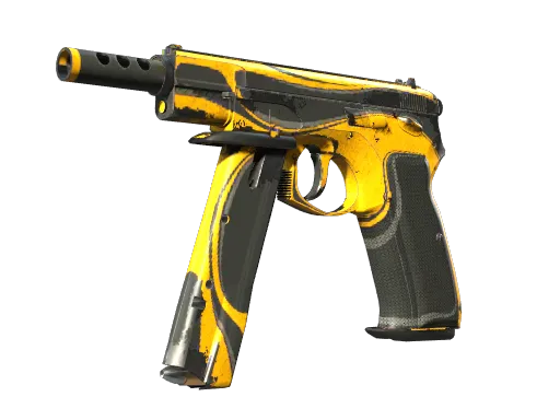 CZ75-Auto | Yellow Jacket (Battle-Scarred)