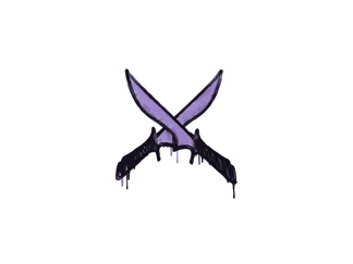 Sealed Graffiti | X-Knives (Violent Violet)