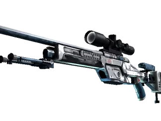 StatTrak™ SSG 08 | Ghost Crusader (Well-Worn)