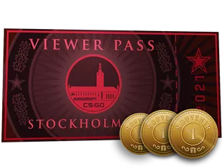 Stockholm 2021 Viewer Pass   3 Souvenir Tokens