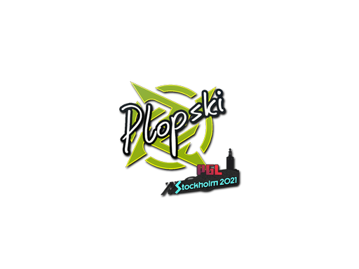 Sticker | Plopski | Stockholm 2021