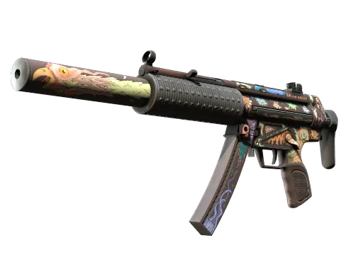 StatTrak™ MP5-SD | Necro Jr. (Minimal Wear)