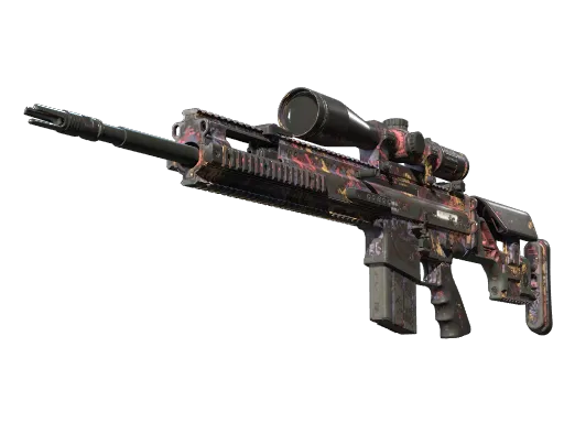 StatTrak™ SCAR-20 | Poultrygeist (Battle-Scarred)