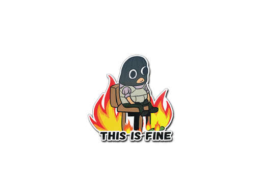 Sticker | This Is Fine (T)