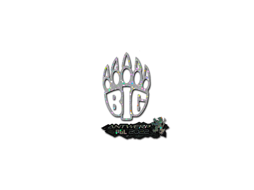 Sticker | BIG (Glitter) | Antwerp 2022