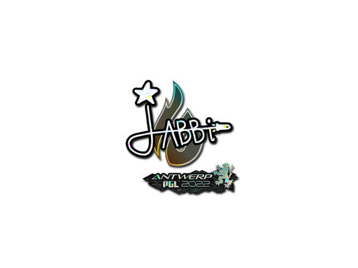 Sticker | jabbi (Glitter) | Antwerp 2022