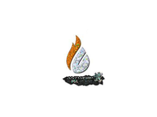 Sticker | Copenhagen Flames (Glitter) | Antwerp 2022