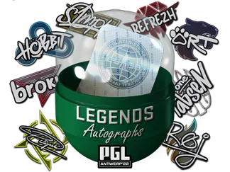 Antwerp 2022 Legends Autograph Capsule