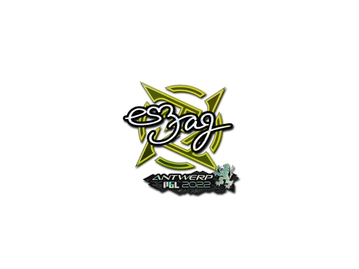 Sticker | es3tag (Glitter) | Antwerp 2022
