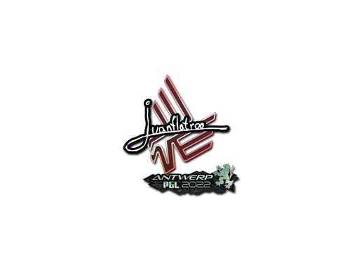 Sticker | juanflatroo (Glitter) | Antwerp 2022