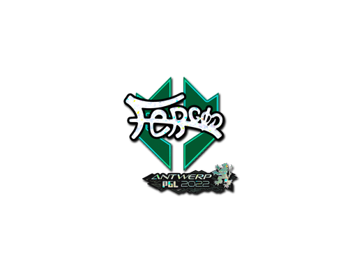 Sticker | fer (Glitter) | Antwerp 2022