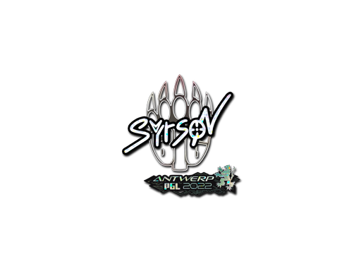 Sticker | syrsoN (Glitter) | Antwerp 2022