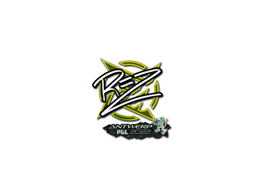 Sticker | REZ (Glitter) | Antwerp 2022