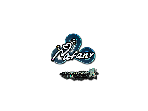 Sticker | nafany (Glitter) | Antwerp 2022