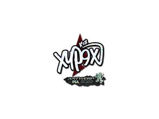 Sticker | Xyp9x (Glitter) | Antwerp 2022