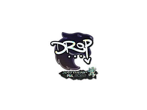 Sticker | drop (Glitter) | Antwerp 2022
