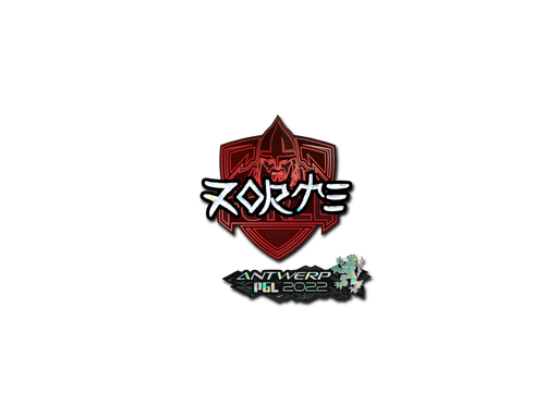 Sticker | zorte (Glitter) | Antwerp 2022