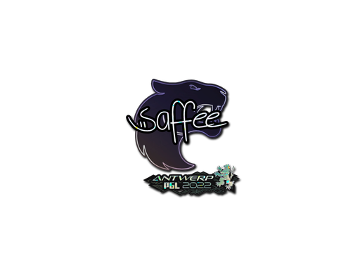 Sticker | saffee (Glitter) | Antwerp 2022