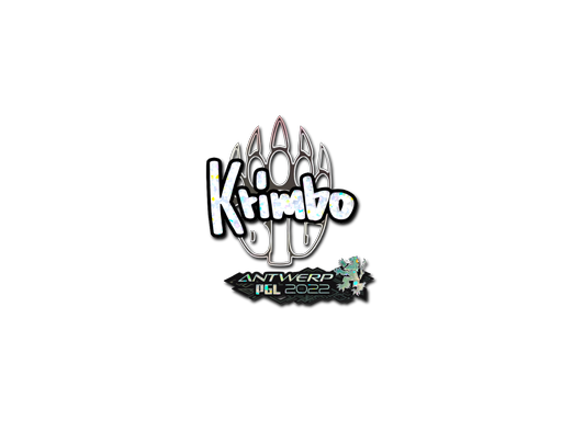 Sticker | Krimbo (Glitter) | Antwerp 2022