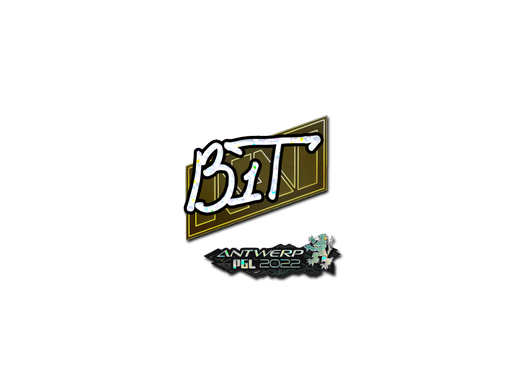 Sticker | b1t (Glitter) | Antwerp 2022