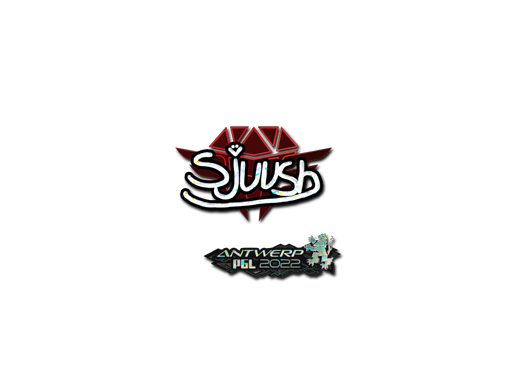 Sticker | sjuush (Glitter) | Antwerp 2022