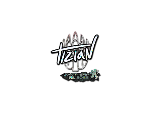 Sticker | tiziaN (Glitter) | Antwerp 2022