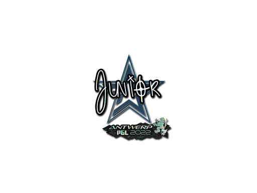 Sticker | junior (Glitter) | Antwerp 2022