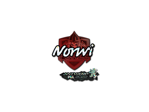 Sticker | Norwi (Glitter) | Antwerp 2022