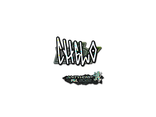 Sticker | chelo (Glitter) | Antwerp 2022