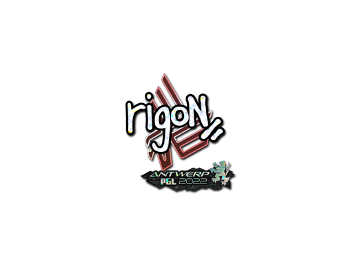Sticker | rigoN (Glitter) | Antwerp 2022