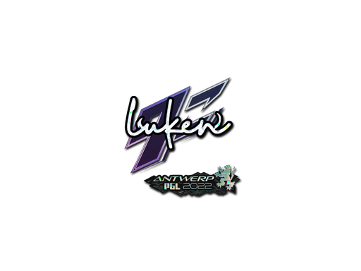 Sticker | luken (Glitter) | Antwerp 2022