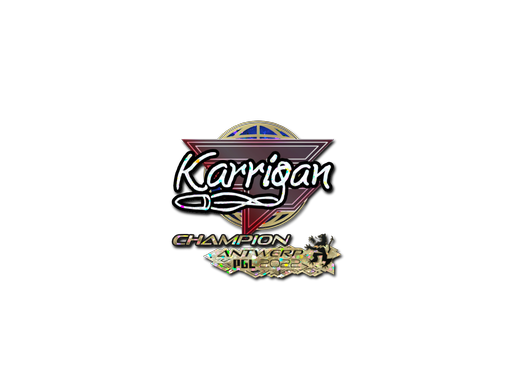 Sticker | karrigan (Glitter, Champion) | Antwerp 2022