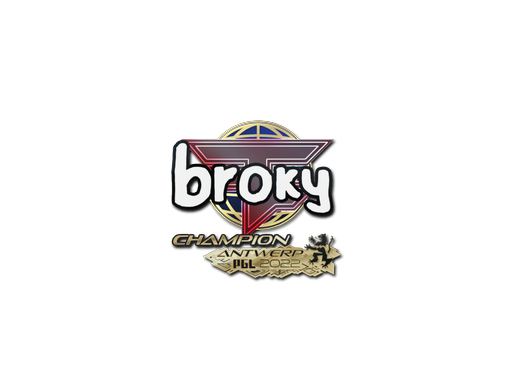 Sticker | broky (Champion) | Antwerp 2022