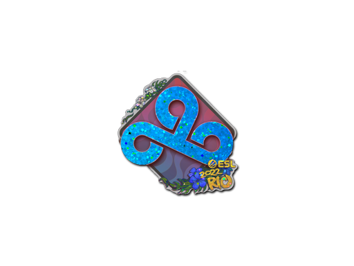 Sticker | Cloud9 (Glitter) | Rio 2022