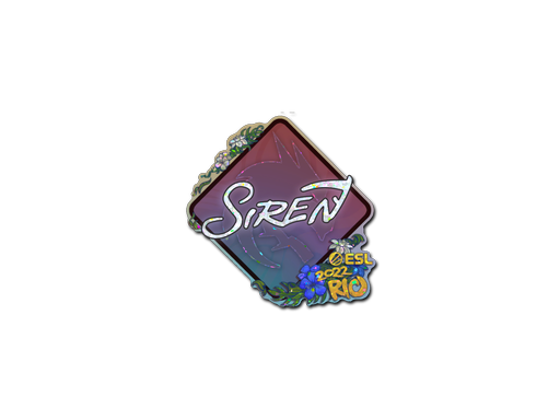 Sticker | S1ren (Glitter) | Rio 2022