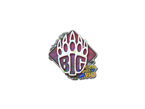 Sticker | BIG (Glitter) | Rio 2022