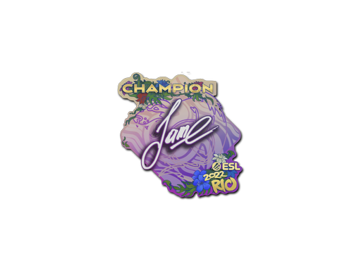 Sticker | Jame (Champion) | Rio 2022