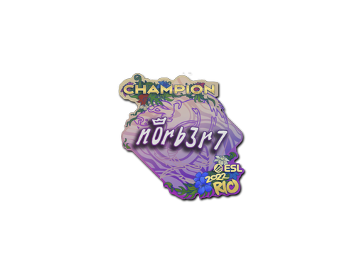 Sticker | n0rb3r7 (Champion) | Rio 2022