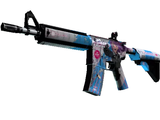 StatTrak™ M4A4 | Temukau (Well-Worn)