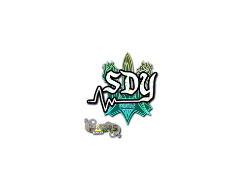 Sticker | sdy (Glitter) | Paris 2023