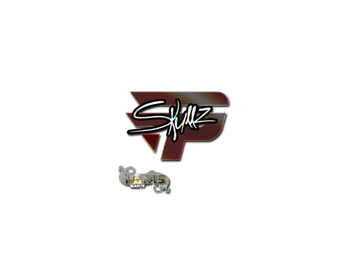 Sticker | skullz (Glitter) | Paris 2023