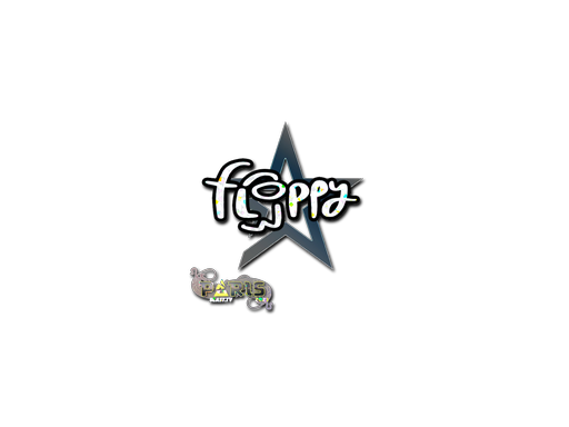 Sticker | floppy (Glitter) | Paris 2023