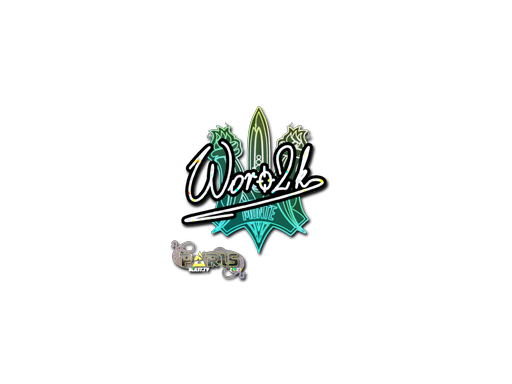 Sticker | Woro2k (Glitter) | Paris 2023