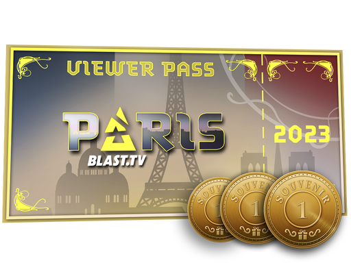 Paris 2023 Viewer Pass   3 Souvenir Tokens