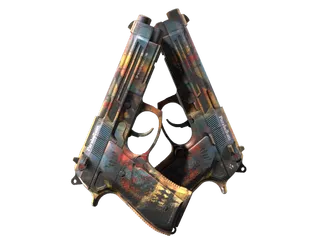 StatTrak™ Dual Berettas | Hideout (Minimal Wear)