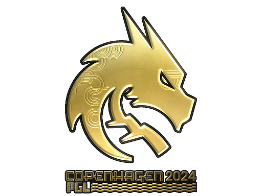 Sticker | Team Spirit (Gold) | Copenhagen 2024