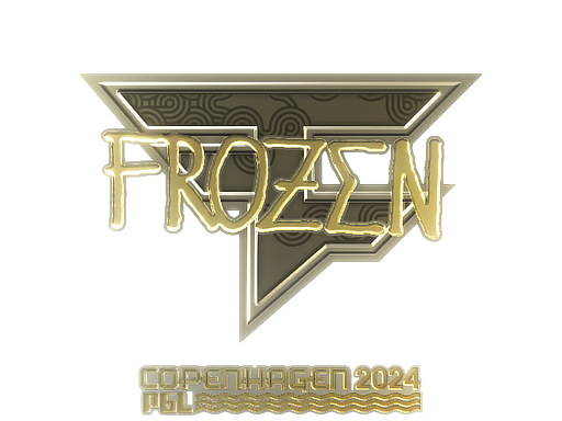 Sticker | frozen (Gold) | Copenhagen 2024