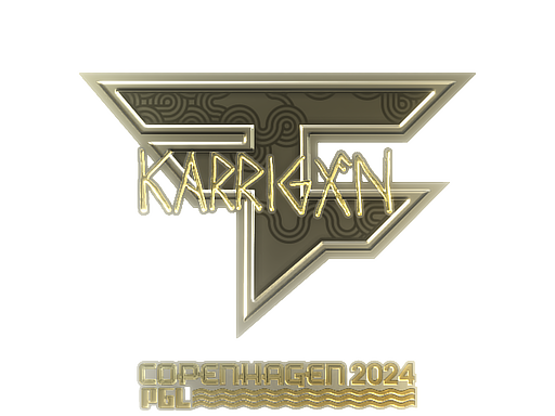 Sticker | karrigan (Gold) | Copenhagen 2024