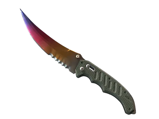 ★ StatTrak™ Flip Knife | Fade (Minimal Wear)